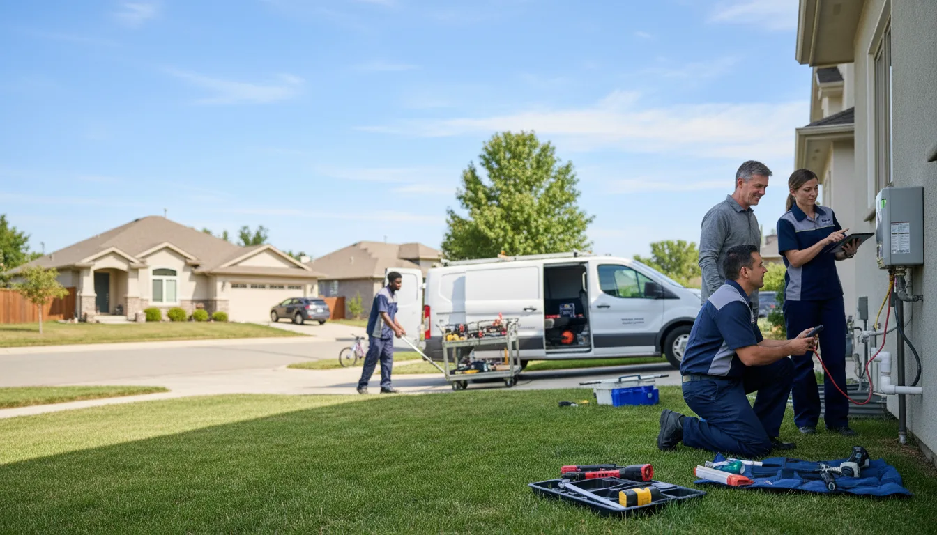 Tankless water heater service in Colon, MI